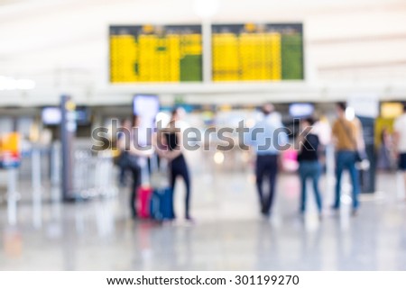 Airport blurred background blurred background people