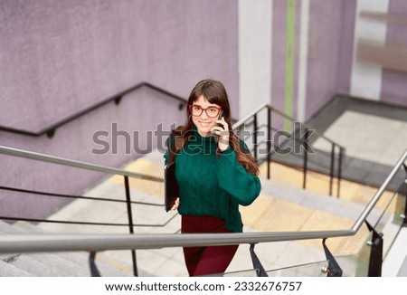 Similar – Image, Stock Photo Young woman going for a bicycle ride in the park