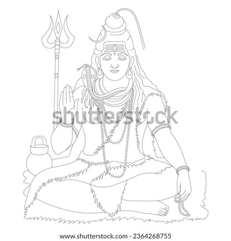 Shiva Drawing | Free download on ClipArtMag