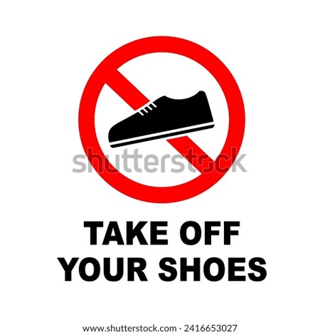 take off your shoes set pack stickers editable with transparent background