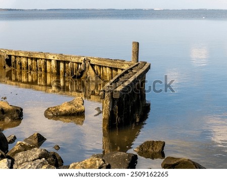 Similar – Image, Stock Photo groynes Village