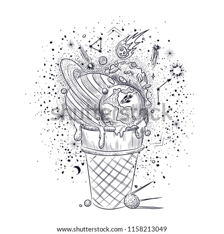 
ice cream engraving