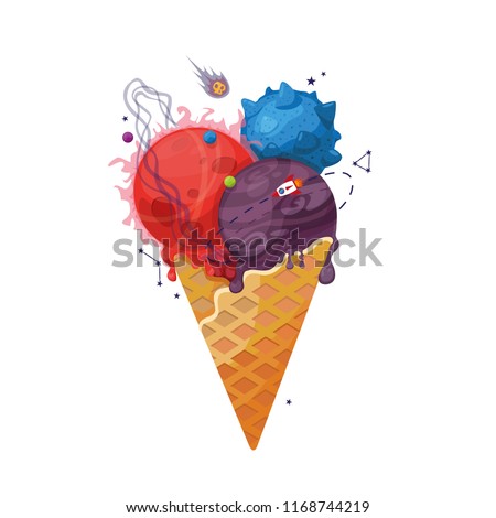 
ice cream and space