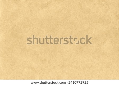 Brown kraft paper or cardboard texture background. A sheet of recycled kraft paper. Realistic vector illustration