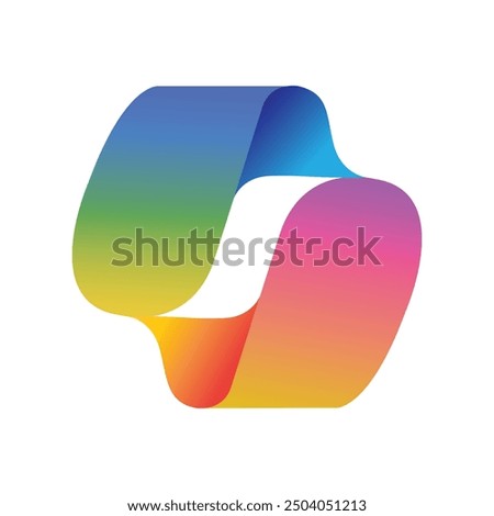 Colorful logo design on white background