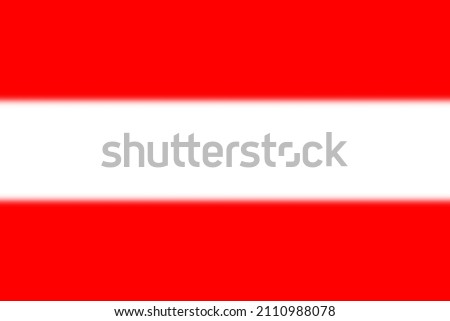 Austria  flag. AT patriotism logo banner. Austria  national symbol. State banner of capital  Vienna . Nation independence day AUT. Blurred flag, Gaussian focus blur effect. 2D Image Stock fotó © 