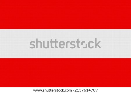 Austria  flag. AT national goverment symbol. State banner of capital  Vienna  city. Austria  patriotism logo. Nation independence day AUT. Flag with colored tiles texture. 2D Image Stock fotó © 