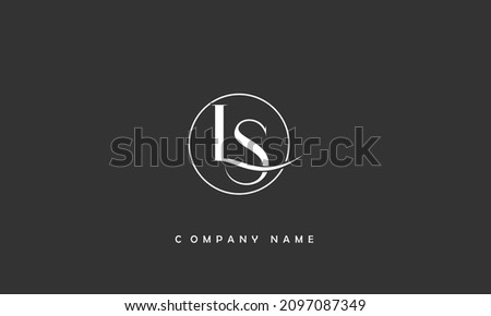 LS, SL  Alphabets Letters Logo Monogram