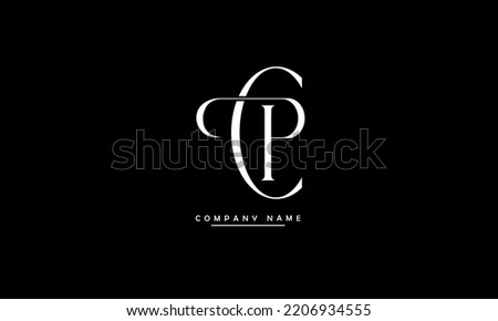 PC, CP Abstract Letters Logo Monogram