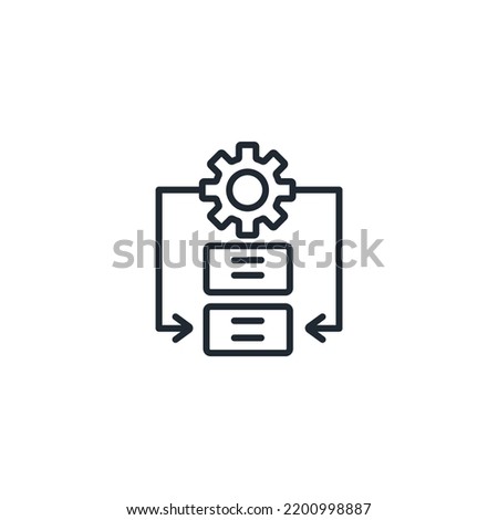 Procedure icons  symbol vector elements for infographic web