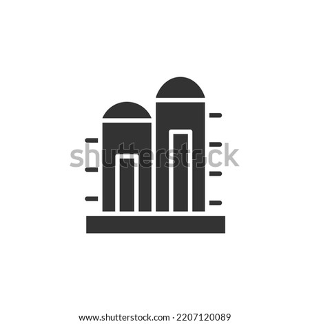 silo icons  symbol vector elements for infographic web