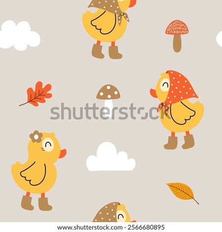 Similar – Image, Stock Photo little mushroom head