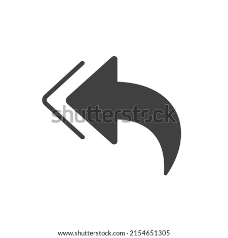 left arrow, direction, next, button, forward vector icon eps 10