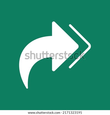 right arrow, direction, next, button, forward vector icon eps 10
