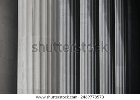 Similar – Image, Stock Photo antique columns in a karnak temple in luxor