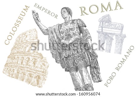Ancient Rome illustration