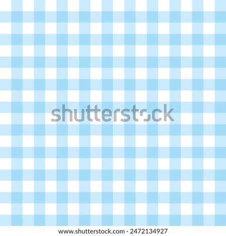 Cute fashion seamless pattern in style of picnic. Scottish tartan gingham plaid graphic texture for fabric, wrapping paper, package, banner, card. Classic textile print imitation vector background.