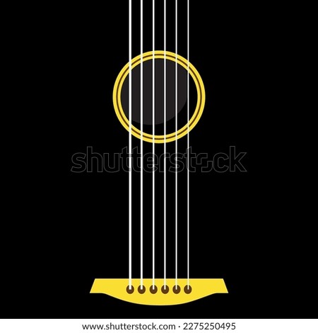 Similar – Foto Bild Nahaufnahme Gitarrensaiten