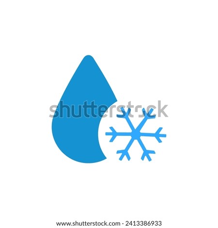 antifreeze icon on a white background, vector illustration