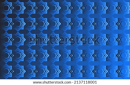 Islamic Pattern Ramadan and Ied Mubarak Blue Black Gradient Color Background Imagine de stoc © 