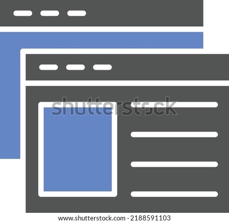 Vector Design Webpages Icon Style