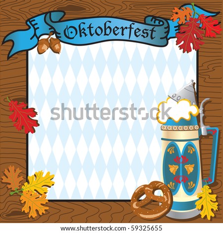 Oktoberfest Party Invitation with Beer Stein