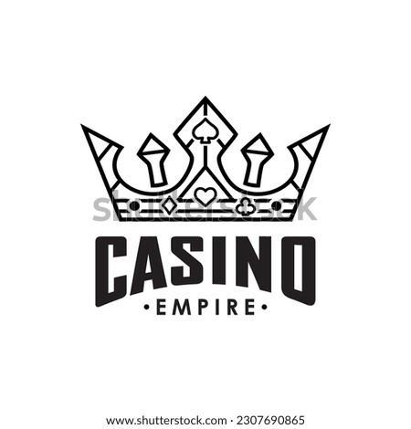 Royal Crown Casino Logo Design, Royal Poker King Logo Design Inspiration