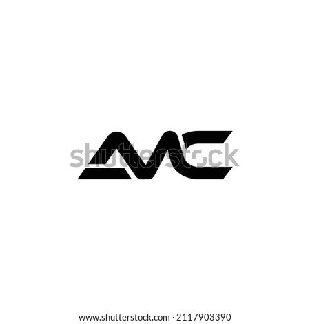 AMC monogram logo design - amc letter design concept