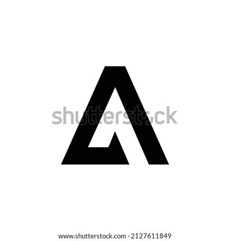 A1 branding negative space logo design