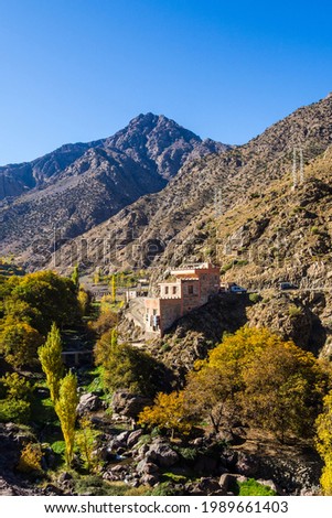Similar – Image, Stock Photo The Berber village of Asni comprised of clay houses
