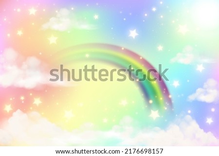 Similar – Image, Stock Photo rainbow Colour Sky Arch