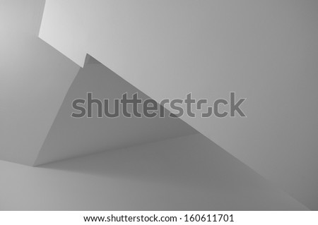 Minimalistic Monochrome Geometric Corner Background