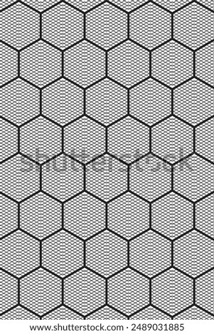 Abstract Geometric hexagonal Pattern Background