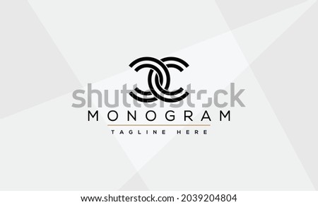 CC Abstract Letter Logo Monogram