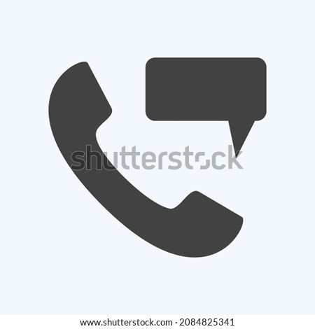 Icon Perm Phone Massage - Glyph Style - Simple illustration,Editable stroke,Design template vector, Good for prints, posters, advertisements, announcements, info graphics, etc.