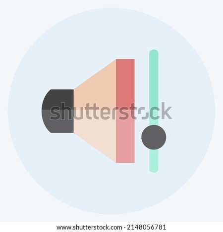 Icon Volume Control. suitable for web interface symbol. flat style. simple design editable. design template vector. simple symbol illustration