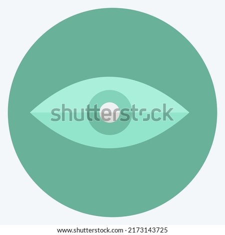 Icon Remove Red Eye. suitable for Photo Editing symbol. flat style. simple design editable. design template vector. simple symbol illustration