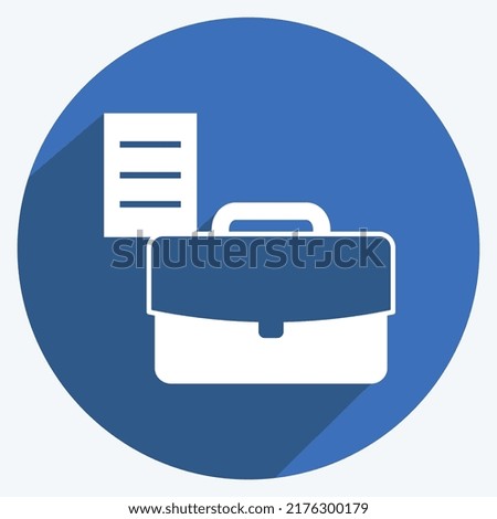 Icon Re-Order Documents. suitable for digital web symbol. long shadow style. simple design editable. design template vector. simple symbol illustration