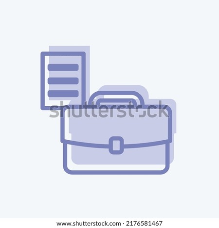 Icon Re-Order Documents. suitable for digital web symbol. two tone style. simple design editable. design template vector. simple symbol illustration
