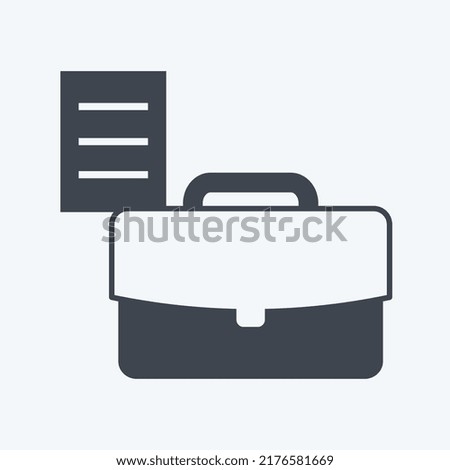 Icon Re-Order Documents. suitable for digital web symbol. glyph style. simple design editable. design template vector. simple symbol illustration