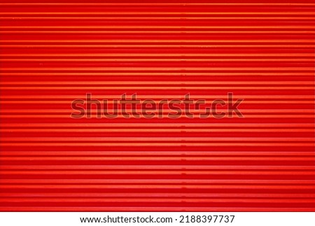 Similar – Image, Stock Photo Bright red steel doors in the shimmering silver corrugated metal façade of a modern aircraft hangar at the glider airfield in Oerlinghausen near Bielefeld on Hermannsweg in the Teutoburg Forest in East Westphalia-Lippe