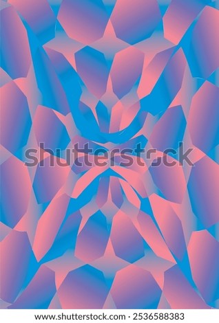 Background image in pink and blue tones, placed alternately, can be used in graphic work.