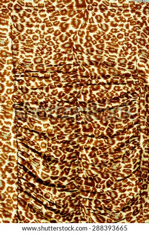 Tiger textile piece of clothes