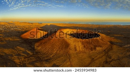 Similar – Foto Bild Eine vulkanische Aussicht ist auf Teneriffa, Kanarische Inseln, üblich. Nicht so üblich ist ein wunderschönes nacktes Mädchen, das seine Reize an einer felsigen Küste zur Schau stellt. Ein bisschen Vintage-Feeling durch ein schwarz-weißes und staubiges Bild.