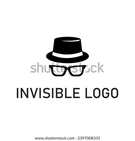 Invisible logo design. Creative invisible logo design.