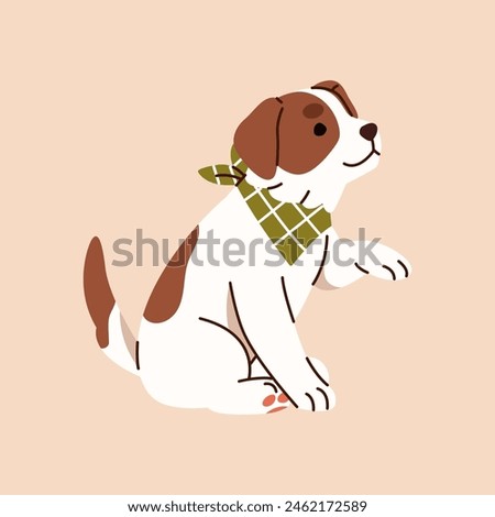 Similar – Image, Stock Photo Cute dog sitting in room