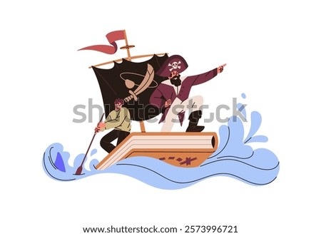 Similar – Image, Stock Photo water stories Paddling