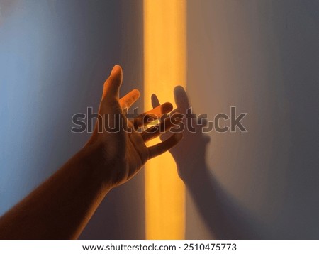 Similar – Image, Stock Photo Young Black Man Towards Camera Outdoors