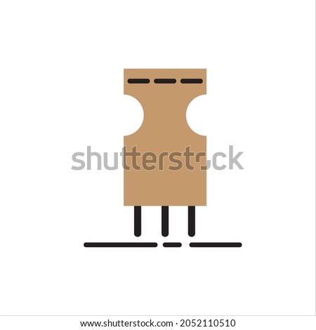 
vector electronic component named transistor