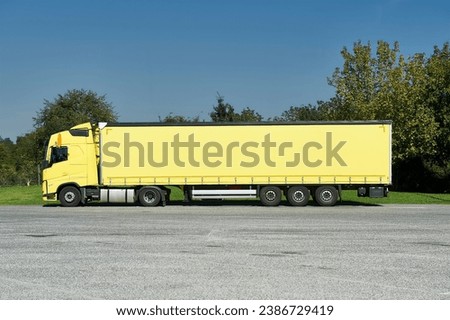 Similar – Foto Bild Gelber Container steht auf einem dafür nicht vorgesehenen Parkplatz